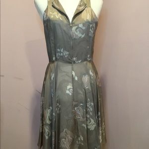 Organic Cotton Satin Print Dress